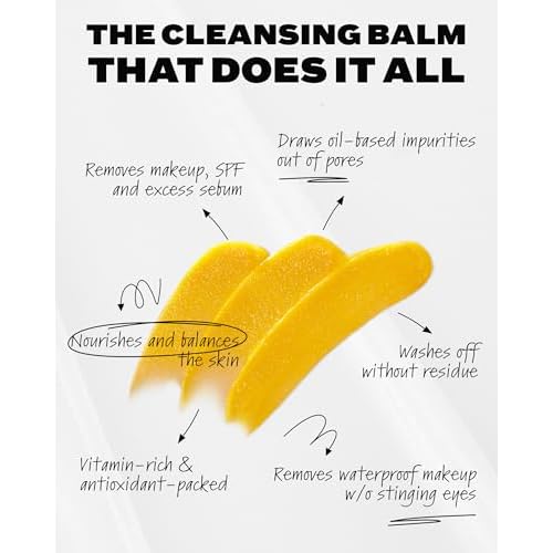 Then I Met You Living Cleansing Balm, Makeup Remover, Cleansing Oil, Face Cleanser, Melts Makeup & Sunscreen, Non-Stripping Zero Residue Oil Cleanser, First-Step Clean Vegan Korean Skincare