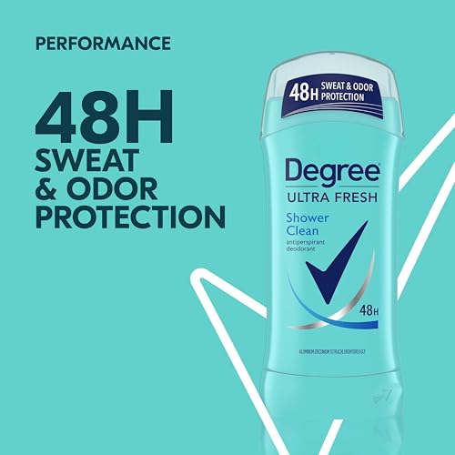 48-Hour Antiperspirant Deodorant for Women, Shower Clean, 4 Count