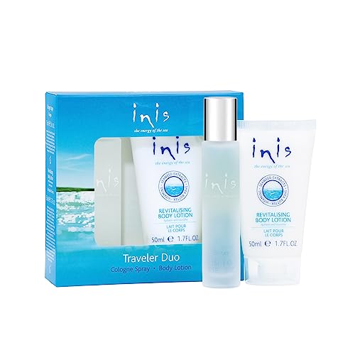 Inis Energy of the Sea Cologne & Body Lotion Duo | Travel Set