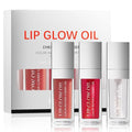Plumping Lip Oil Gloss - 3 Color Hydrating Tinted Balm