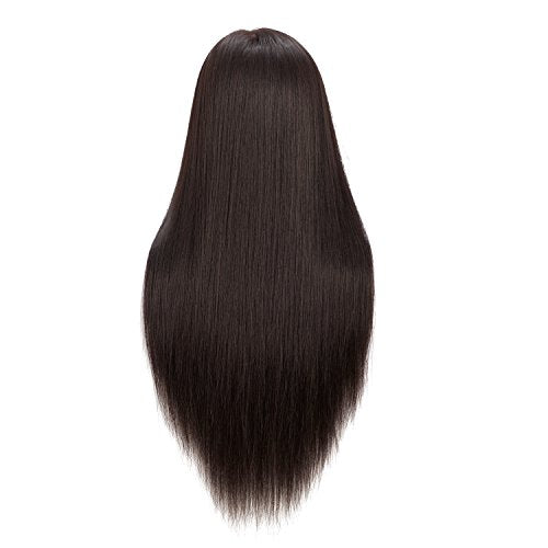 26"-28" Synthetic Hair Mannequin Head for Styling & Braiding Practice