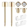Gold Ear Piercing Kit with Safety Back - 2 Pack Surgical Steel