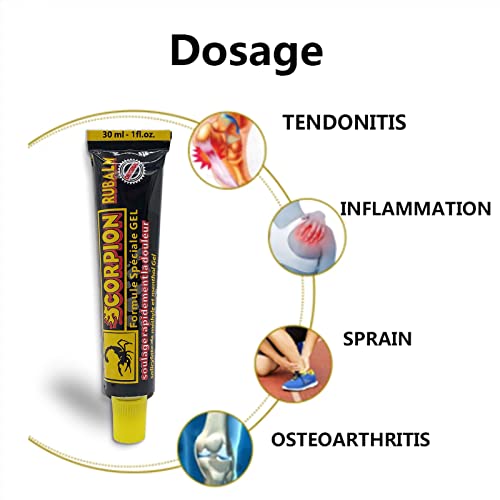KONGDY 3 Pcs Scorpion Cream, Scorpion Extra Strength Cream, 30 ml/Tube (3 oz)