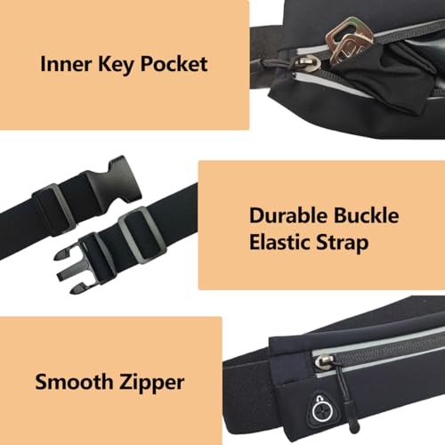 U·LANARO Slim Running Belt Fanny Pack for All Phones