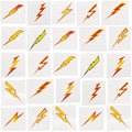 Lightning Bolt Temporary Tattoos Bulk 72-Pack Party Favors