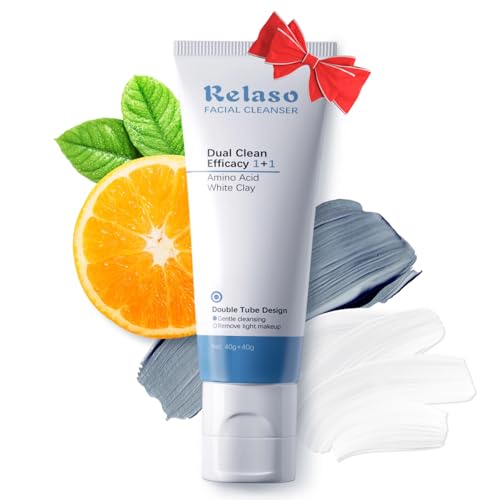 Relaso Dual-Tube Clay Mask for Face & Body