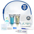 10-Piece Travel Hygiene Kit with Shampoo, Conditioner & Toiletries