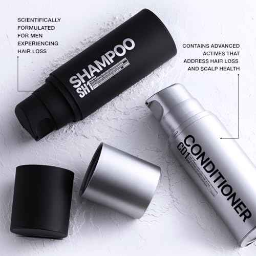 PATRICKS | SH1 Thickening Shampoo for Hair Loss in Men | DHT Blocker | Includes Protein & Other Powerful Ingredients to Support Hair Growth & Care | For Mild to Moderate Hair Loss | 200mL