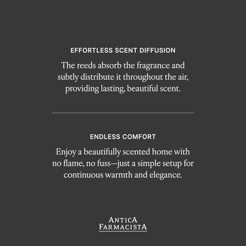 Antica Farmacista Home Ambiance Diffuser - Long-Lasting Reed Scent Diffuser - Luxury Room Freshener Gift - Ironwood, 8.45 fl oz
