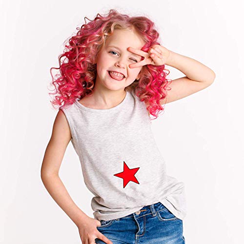 Hair Chalk Pens for Kids - 10 Temporary Washable Colors