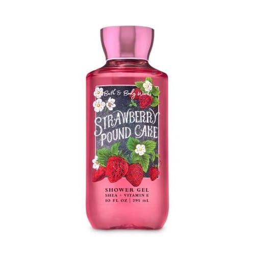 Bath and Body Works - Strawberry Pound Cake - Daily Trio - Shower Gel, Fine Fragrance Mist & Super Smooth Body Lotion- New 2020