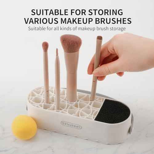 DUcare Makeup Brush Cleaner Shampoo Soap Solid Brush Cleaning Mat Removes Cosmetic Color Brush Cleaner Pad for Cleaning Makeup Sponges Brushes
