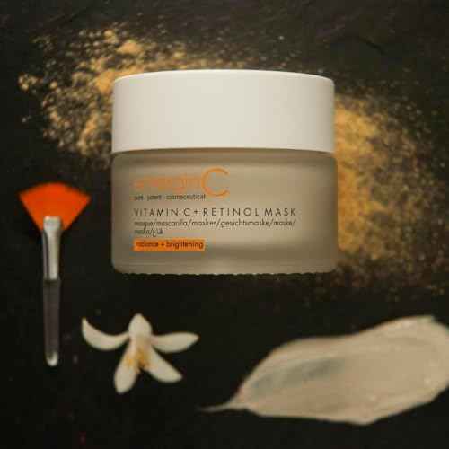 emerginC Vitamin C + Retinol Mask - Exfoliating Green Tea Face Mask with Kaolin Clay - Removes Dead Skin + Helps Improve The Appearance of Uneven Tone for Glowing Skin (1.7 oz, 50 ml)
