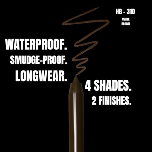 HOLLOWED Waterproof Gel Eyeliner Pencil - Matte Brown