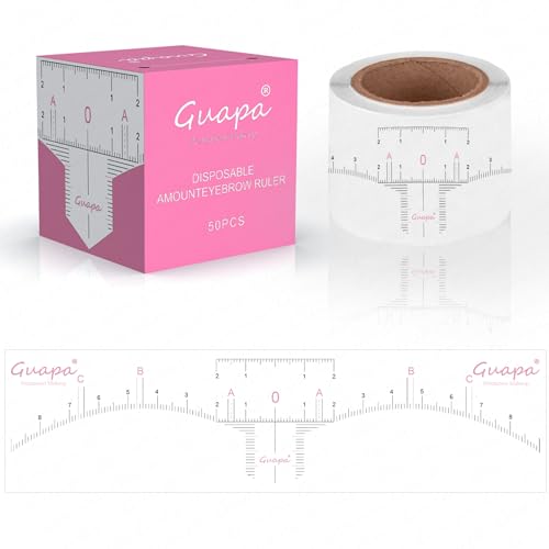 Guapa 8-Piece Eyebrow Makeup Tool Set with Microblading Stencils