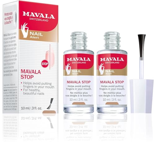 MAVALA Stop Deterrent for Nail Biting & Thumb Sucking - 0.3 fl oz (2-Pack)