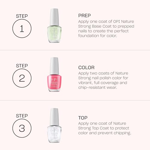 OPI Nature Strong Plant-Based Vegan Nail Polish & Top Coat System