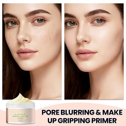 Glow Velvet Primer Cream - Pore Blurring Makeup Base (2 Pack)
