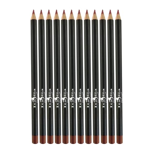 Italia Deluxe 12-Piece Ultra Fine Eyeliner Pencil Set with Eye Patches