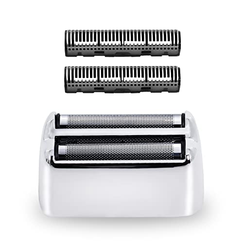 FXFS2 Replacemnet Foil and Cutter Compatible with Bab-yli-ss PRO Barbe-rology Double Foil Shaver, Shaver Head for Bab-yli-sspro Replacement Blade