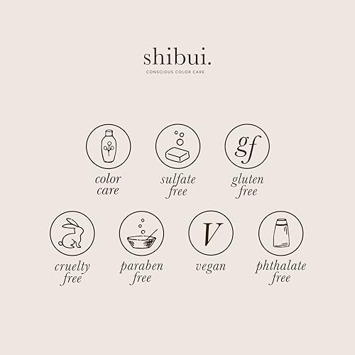 SHIBUI Rose Water & Saké Hair Shampoo - Gentle Daily Color Protection