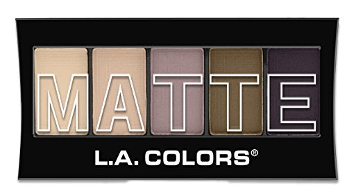 L.A. COLORS Matte Eyeshadow Palette Bundle – 10 Shades