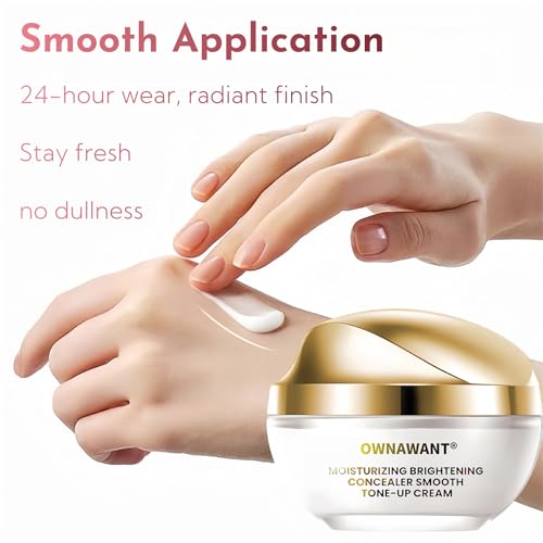 Crema de Maquillaje Moisturizer Concealer Tone Up Cream 2Pc