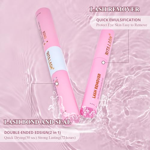 RITALASH 3D Volume Lash Clusters Kit with Bond & Tweezers