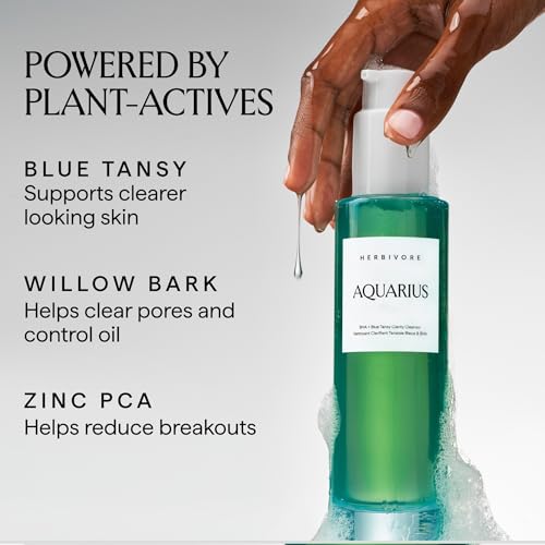 Herbivore Aquarius BHA + Blue Tansy Cleanser | Oily Skin