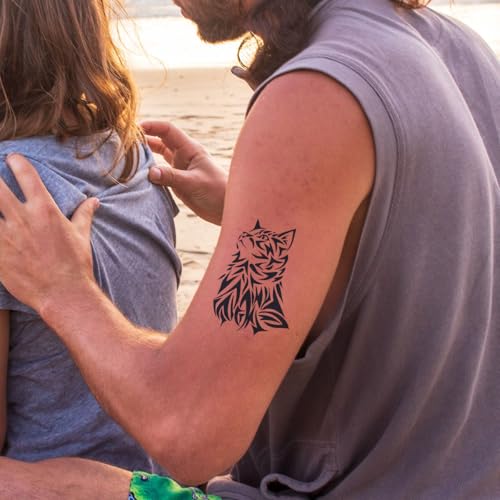 Semi-Permanent Temporary Tattoo Stickers - 6 Sheets