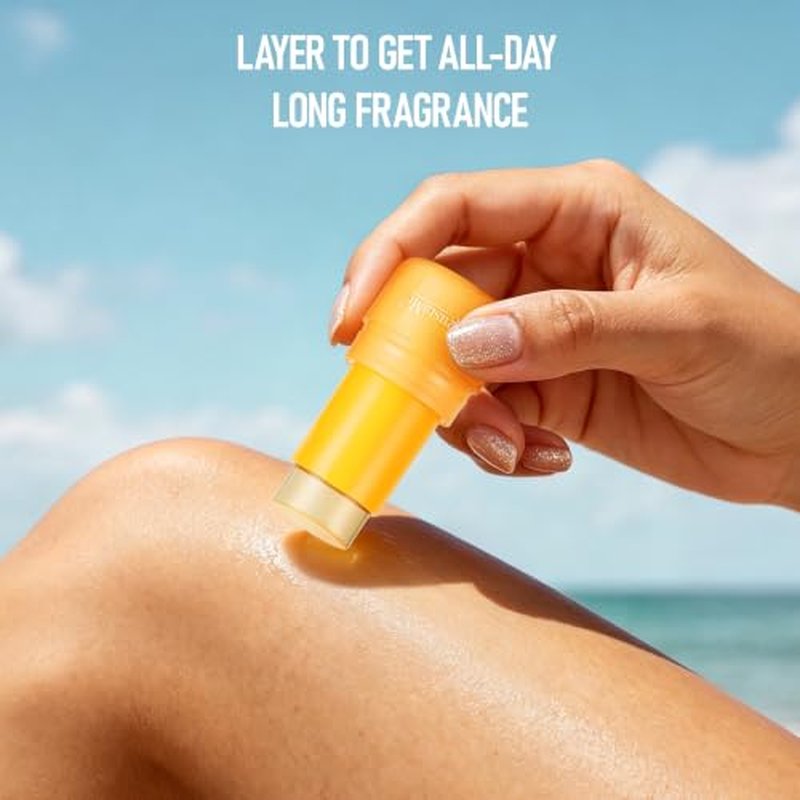 Almond Solid Perfume Stick – 8+ Hours Long-Lasting, Vegan & Cruelty-Free