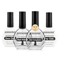 JODSONE 4-Piece Nail Prep Set: Base Coat, Top Coat, Primer & Dehydrator 16.5ml