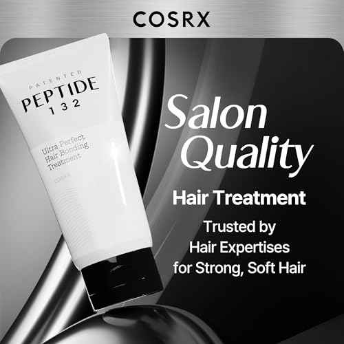 COSRX PEPTIDE 132 Hair Bonding Repair Treatment - Deep Conditioner Hair Mask for Damaged, Dry Hair, Repairs Breakage & Split Ends, For All Hair Types, Stocking Stuffers ? 4.05 fl oz