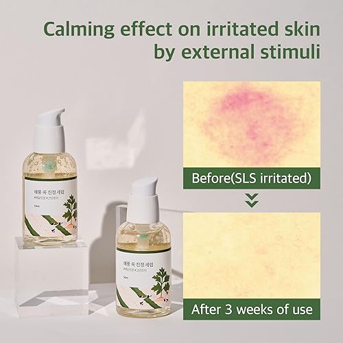 ROUND LAB Mugwort Calming Serum 50ml / Soothing, Refreshing, Mugwort Extract Serum
