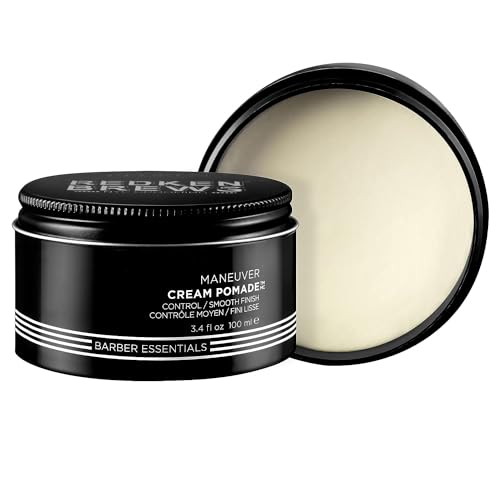 Redken Brews Cream Pomade 3.4 Fl Oz Men’s Hair Styling Product Medium Hold