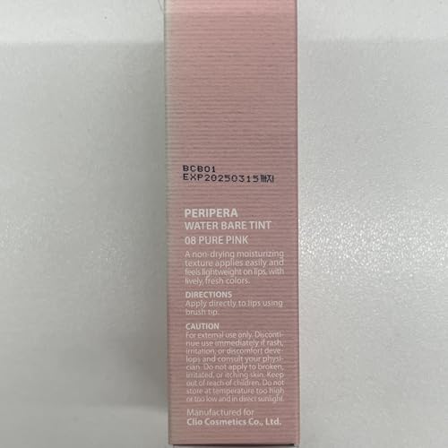 Peripera Water Bare Tint 008 Pure Pink Lip Stain