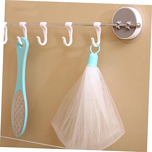 Soap Exfoliating Net Pouch Holder – 6 Pack Wall Mount