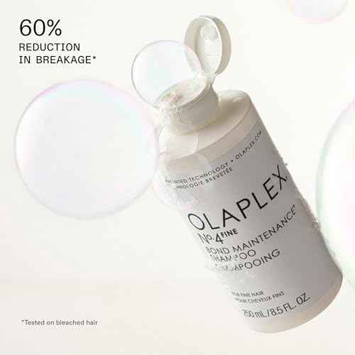 Olaplex No.4 FINE Bond Maintenance Shampoo, Ultra-light, Clinically Proven Fine Hair Shampoo to Volumize & Strengthen