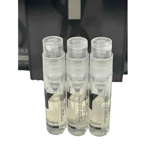 Yves Saint Laurent YSL Y Men Sample Perfume LE PARFUM Spray Trial Size Partially Filled Vials 1.2 ml / 0.04 fl oz (set of 3)