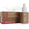 Exfoliating AHA Face Serum ? 1 Fl Oz | Skin Peeling Solution with Alpha Hydroxy Acids, Hyaluronic Acid & Ceramides | Organic, Eco-Friendly & Ideal for Acne-Prone Skin
