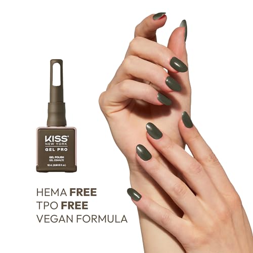 KISS NEW YORK Gel Nail Polish 10mL UV/LED Soak Off Manicure Salon & DIY
