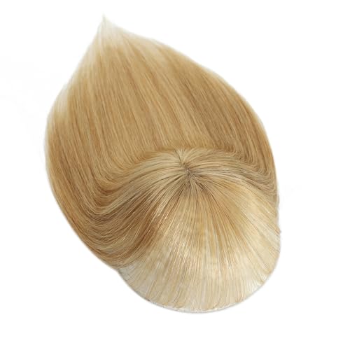 Real Human Hair Toppers with Bangs for Thinning Hair - 12 Inch