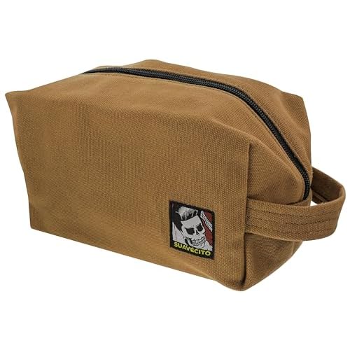 Suavecito Men's Hair Grooming Set OG & Firme (Strong) Hold Pomade, Body Soap, Large Deluxe Comb & Sand Canvas Bag