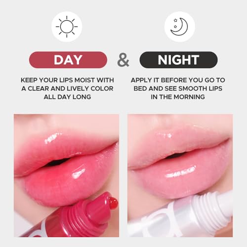 Primera Lip Retinol Serum - Rosy Tint, Plumping Hydrating Lip Oil