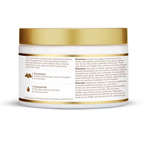 African Pride Moisture Miracle Curl Cream, Hydrate & Strengthen 12oz (Pack of 1)