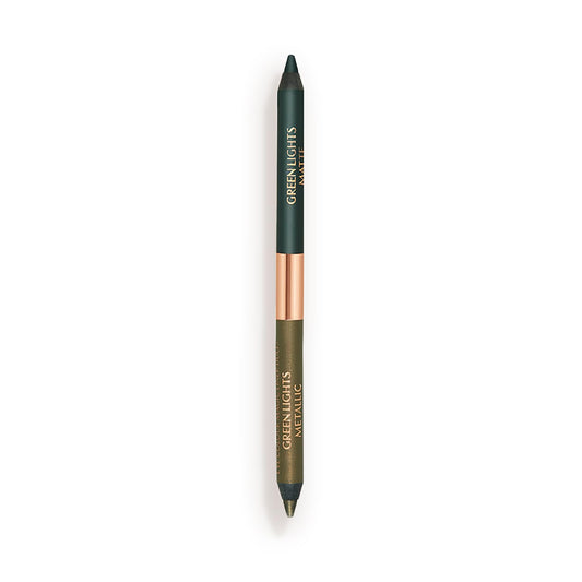 Charlotte Tilbury Magic Eyeliner - Waterproof Eyeliner Pencil with Matte & Metallic Finishes - Creamy, Blendable Formula with Up to 16HR Wear - Smudge & Humidity Proof - Green Lights