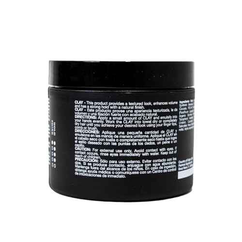 Pacinos Signature Line Clay Hair Paste - Long Lasting Styling Wax with Firm Hold for All Hair Styles 4 Oz