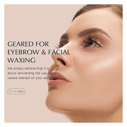 KOTAMU Pink Digital Hair Removal Wax Kit with Pink Wax Beads, Gentle Full Body Hair Removal for Men Women, Perfect for Face, Eyebrows, Lips, Arms, Bikini & More Delicate Areas