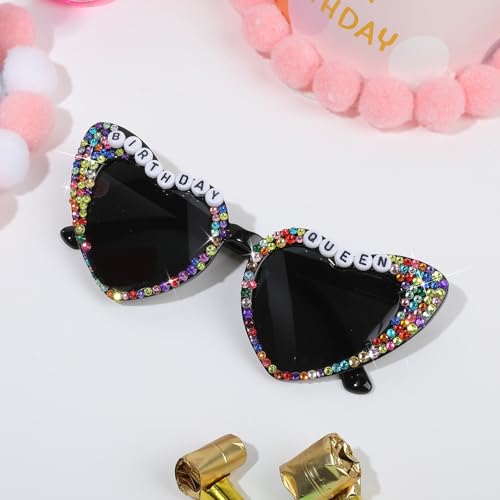 Birthday Queen Sunglasses | Party Novelty Glasses for Women