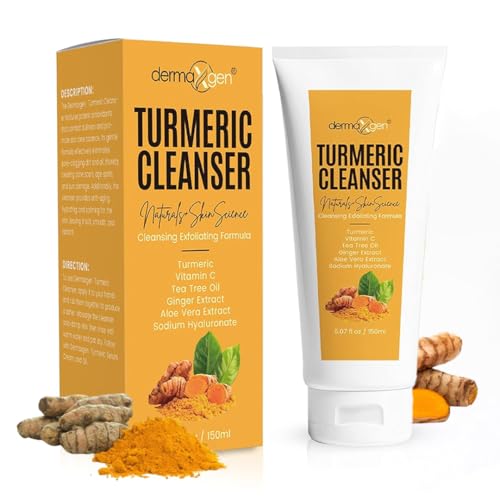 Turmeric Facial Cleanser – Natural Anti-Aging Face Wash for Glowing Skin